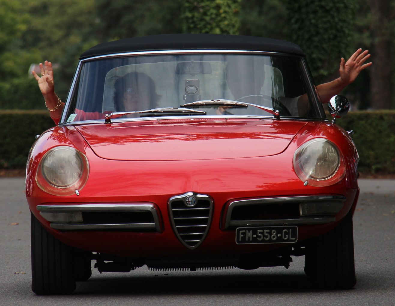 alfa duetto fin rallye